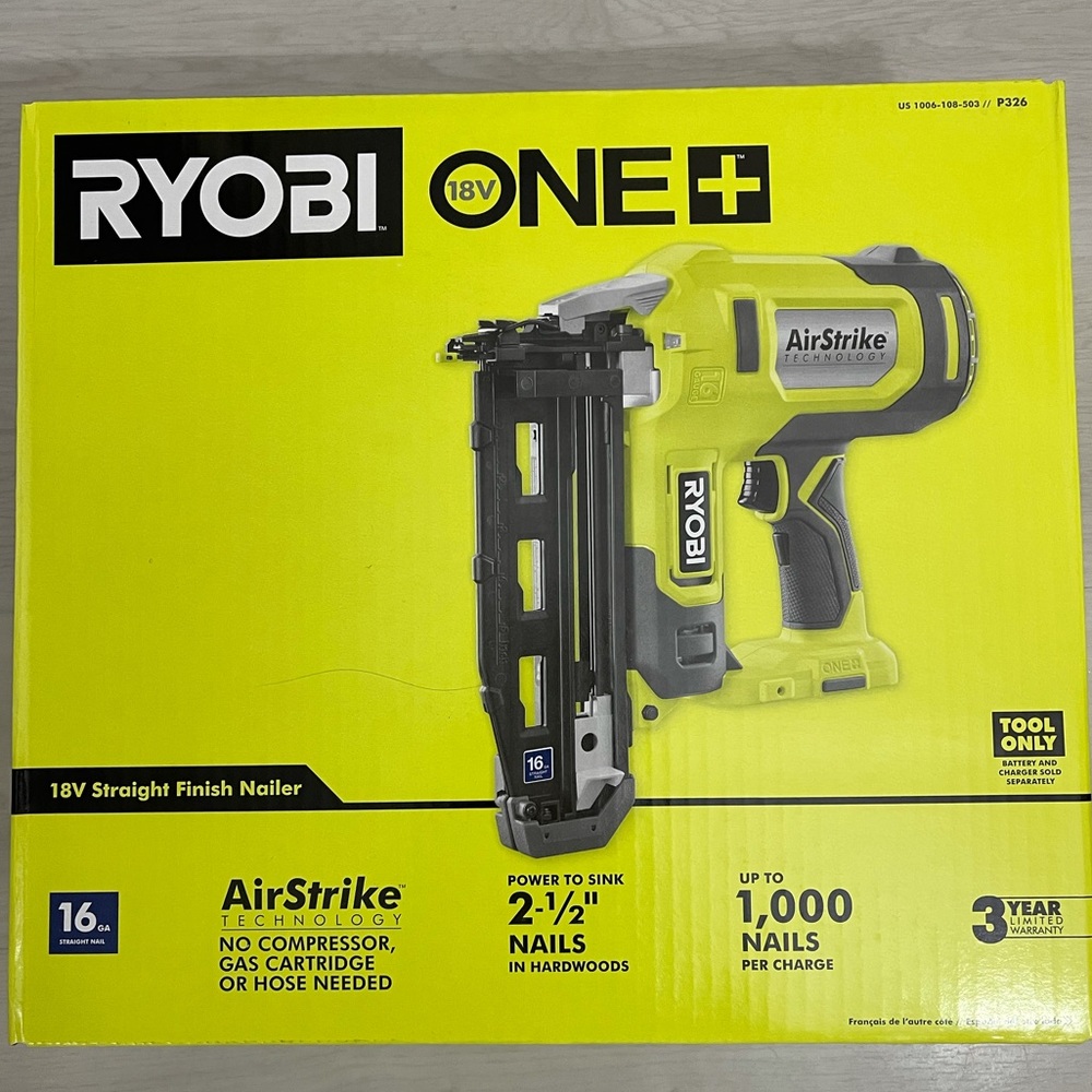 RYOBI ONE➕ 18V Finish Nailer❗️ BRAND NEW‼️